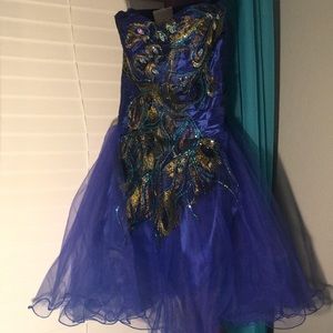 Masquerade Formal Ball Mini Dress